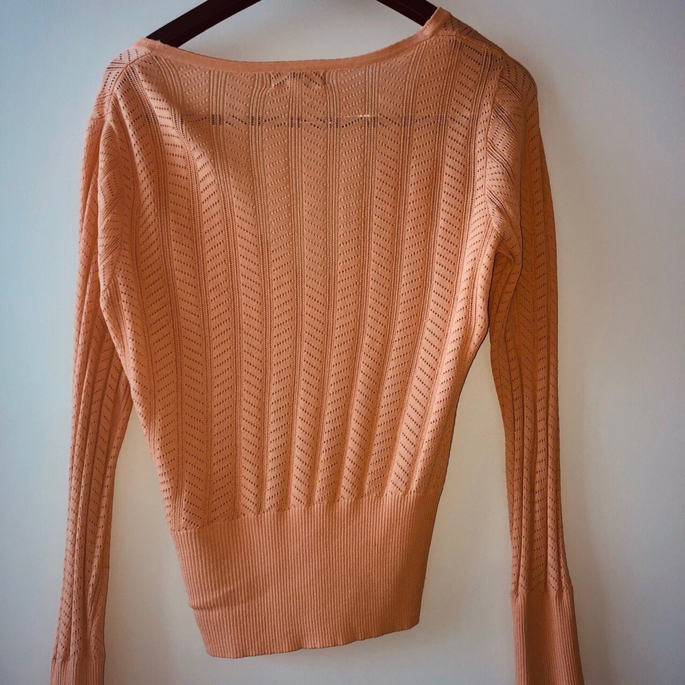 Elegant vintage light orange 🍊 cardigan🤩 - Picture 3 of 8